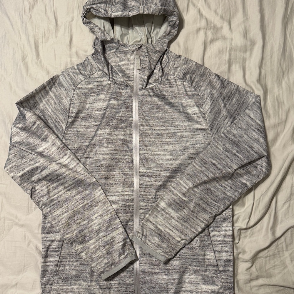 REIGNING CHAMP Men's Gray Hooded Jacket